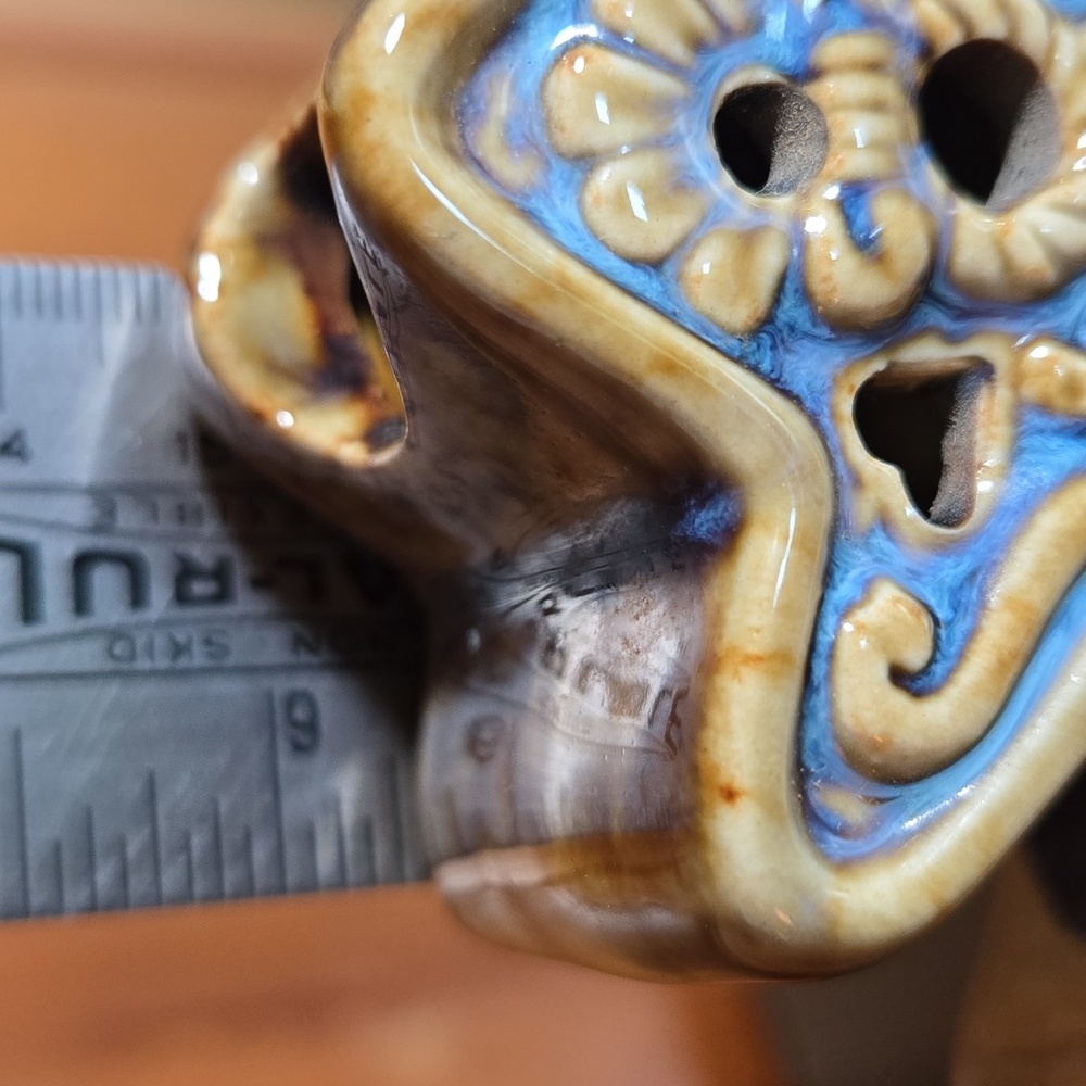 Ceramic Breton Cross Tea Light Candle Holder - Picture 7 of 7